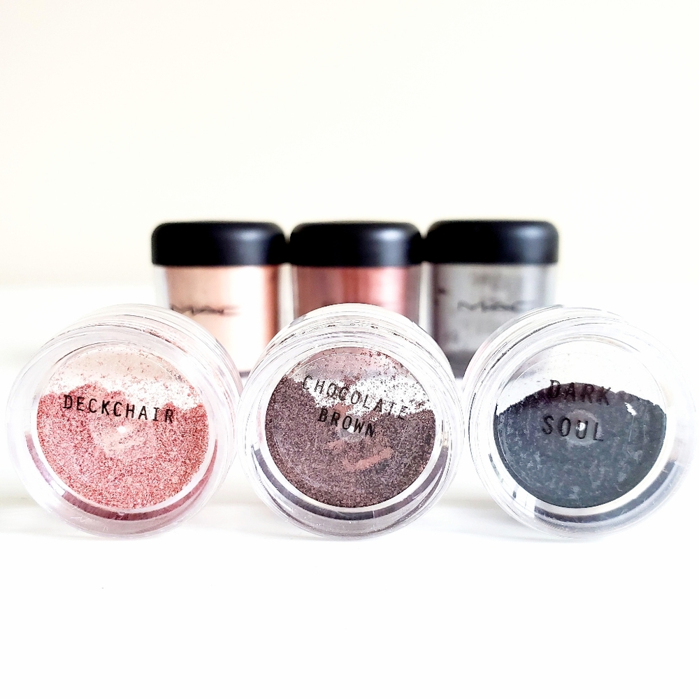 MAC Pigments Samples Set Deckchair Chocolate Dark